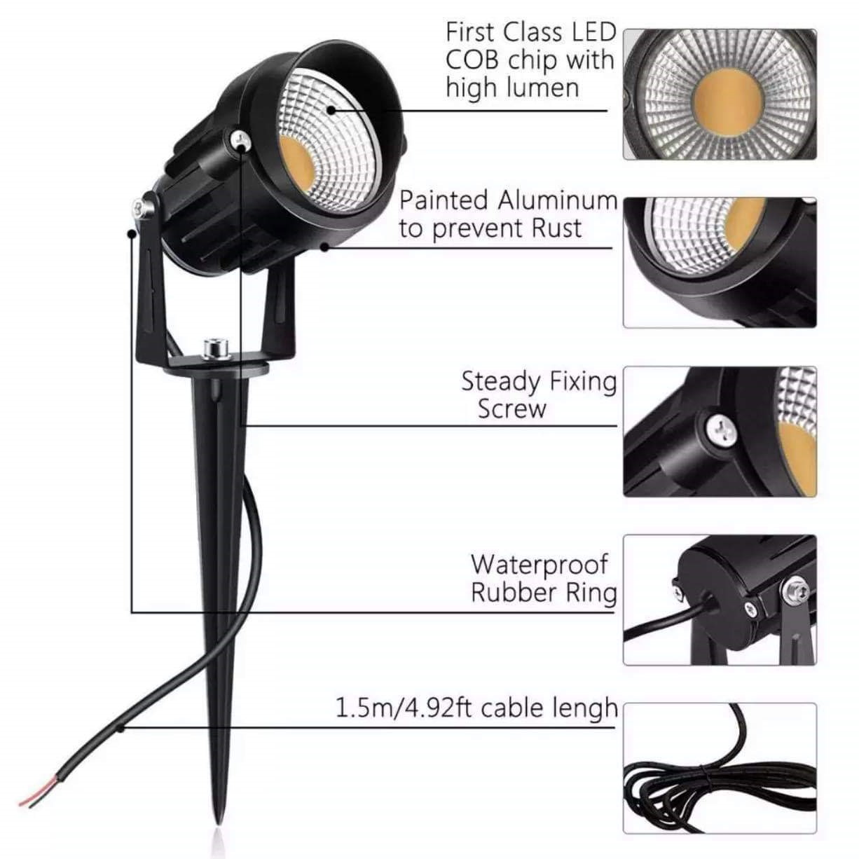 LANDSCAPING LIGHTS WHITE 3